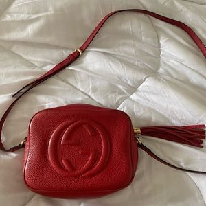 Gucci red crossbody bag
